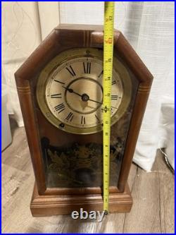 Antique Seth Thomas Omaha mantel clock, produced in the late 19th century
