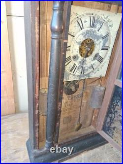 Antique Seth Thomas Parlor Clock for Parts or Repair Vintage Rare Old