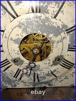 Antique Seth Thomas Parlor Clock for Parts or Repair Vintage Rare Old