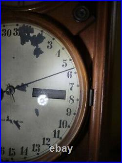 Antique Seth Thomas Parlor Double Faced Calenders Clock 1884