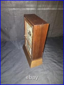 Antique Seth Thomas Parlor Kitchen Mantle Chime Clock With Alarm Works