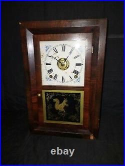 Antique Seth Thomas Parlor Kitchen Mantle Clock With Chime Works