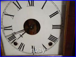 Antique Seth Thomas Porthole Mantle Shelf Clock With Alarm