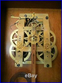 Antique Seth Thomas Queen Anne Oak Wall Clock