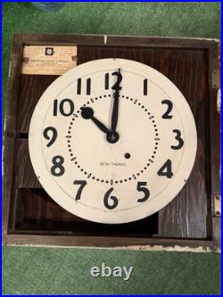 Antique Seth Thomas Railroad Station/ Office Wall Clock