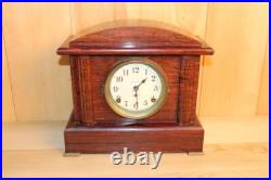 Antique Seth Thomas Red Adamantine 8 Day Mantle Clock Early 1900's RUNS