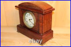 Antique Seth Thomas Red Adamantine 8 Day Mantle Clock Early 1900's RUNS