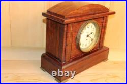 Antique Seth Thomas Red Adamantine 8 Day Mantle Clock Early 1900's RUNS