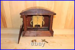 Antique Seth Thomas Red Adamantine 8 Day Mantle Clock Early 1900's RUNS