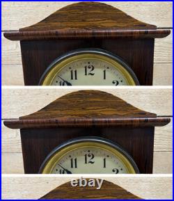 Antique Seth Thomas Red Adamantine 8 Day Mantle Clock Early 1900's Runs