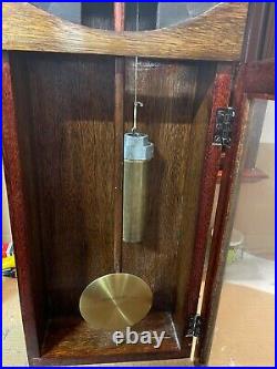 Antique Seth Thomas Regulator #2 Oak Case Working Clock