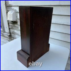 Antique Seth Thomas Reverse Painted Mantle Clock with Bird