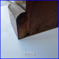 Antique Seth Thomas Reverse Painted Mantle Clock with Bird