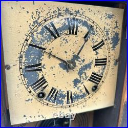 Antique Seth Thomas Reverse Painted Mantle Clock with Bird
