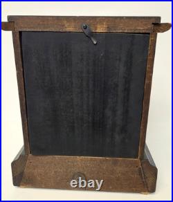 Antique Seth Thomas Rosewood Adamantine 8 Day Mantel Clock withKey Works
