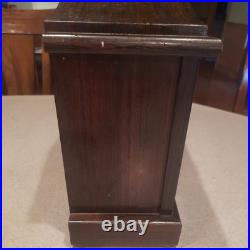 Antique Seth Thomas Rosewood Adamantine 8 Day Mantle Clock withKey Untested