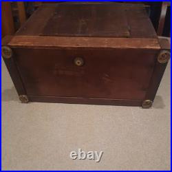 Antique Seth Thomas Rosewood Adamantine 8 Day Mantle Clock withKey Untested