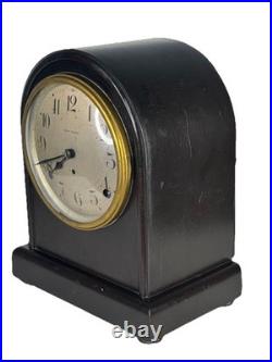 Antique Seth Thomas Round Top Mantle Clock Chime Beehive Fully Serviced Antique Seth Thomas Round Top Mantle Clock Chime Beehive Fully Serviced