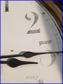 Antique Seth Thomas Round Wall Clock late 1800's early 1900s