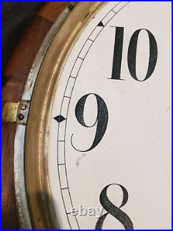 Antique Seth Thomas Round Wall Clock late 1800's early 1900s