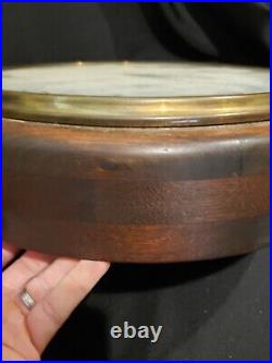 Antique Seth Thomas Round Wall Clock late 1800's early 1900s