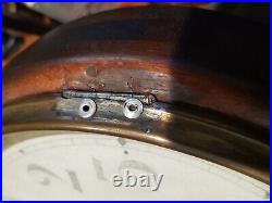 Antique Seth Thomas Round Wall Clock late 1800's early 1900s