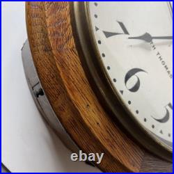 Antique Seth Thomas Round Wood Gallery Clock Parts