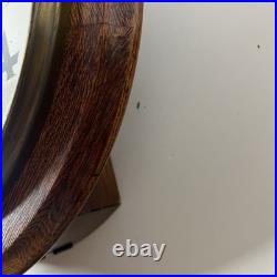 Antique Seth Thomas Round Wood Gallery Clock Parts