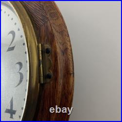 Antique Seth Thomas Round Wood Gallery Clock Parts