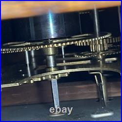 Antique Seth Thomas Round Wood Gallery Clock Parts