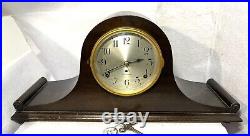 Antique Seth Thomas Sentinel 3 Clock Withkey serviced/tested works