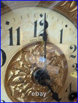 Antique Seth Thomas Shasta Style Adamantine Mantle Clock Beautiful Condition