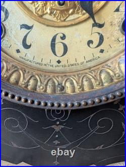 Antique Seth Thomas Shasta Style Adamantine Mantle Clock Beautiful Condition