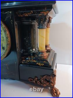 Antique Seth Thomas Shasta Style Adamantine Mantle Clock Working Condition