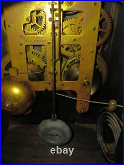 Antique Seth Thomas Shasta Style Adamantine Mantle Clock Working Condition