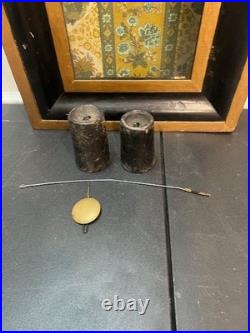 Antique Seth Thomas Shelf Mantel Clock c. 1880 Plymouth Conn Brass Movement AS IS