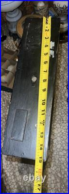 Antique Seth Thomas Shelf Mantel Clock c. 1880 Plymouth Conn Brass Movement AS IS