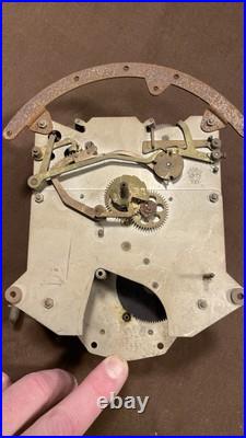 Antique Seth Thomas Shelf Mantle Wall Clock Movement Parts Repair Vintage Clock