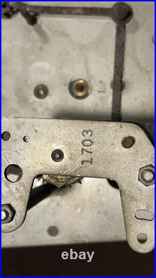 Antique Seth Thomas Shelf Mantle Wall Clock Movement Parts Repair Vintage Clock