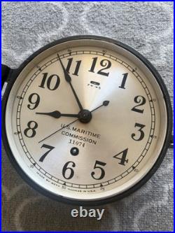 Antique Seth Thomas Ship Clock early ww2 dec 1942 RARE EXCELLENT CONDITION