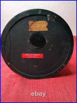 Antique Seth Thomas Ship's Bell Clock 1921 US Maritime TESTED WORKS NO KEY