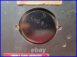 Antique Seth Thomas Ship's Bell Clock 1921 US Maritime TESTED WORKS NO KEY