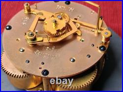 Antique Seth Thomas Ship's Bell Clock 1921 US Maritime TESTED WORKS NO KEY