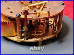 Antique Seth Thomas Ship's Bell Clock 1921 US Maritime TESTED WORKS NO KEY