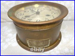 Antique Seth Thomas Ship's Bell Clock Running & Striking