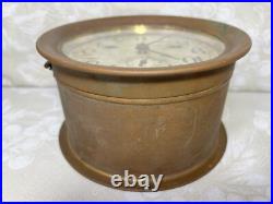 Antique Seth Thomas Ship's Bell Clock Running & Striking
