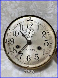 Antique Seth Thomas Ship's Bell Clock Running & Striking