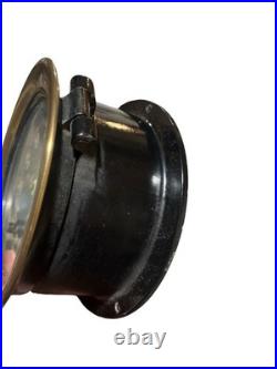 Antique Seth Thomas Ship's Bell Clock- US Maritime Commission -WWIl 19347