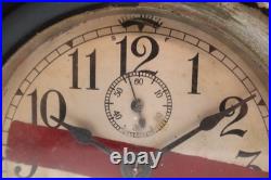 Antique Seth Thomas Ships Clock Radio Room NOT Running Vintage Nautical
