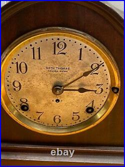 Antique Seth Thomas Sonora Chime 4 Bell Mantel Clock